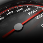 3D Speedometer. Hi res rendering. Realistic version.