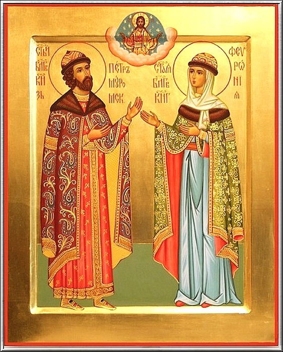 Мощи святых благоверных Петра и Февронии — в Свято-Покровском храме Кировска