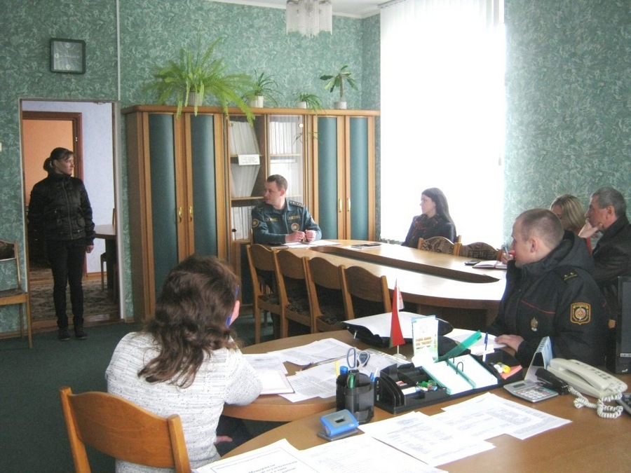 Заседание совета общественного пункта охраны правопорядка прошло в Мышковичском сельисполкоме
