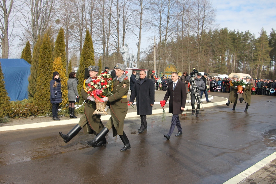 Областной митинг-реквием, посвященный 75-летию трагедии Хатыни, состоялся в д.Борки Кировского района