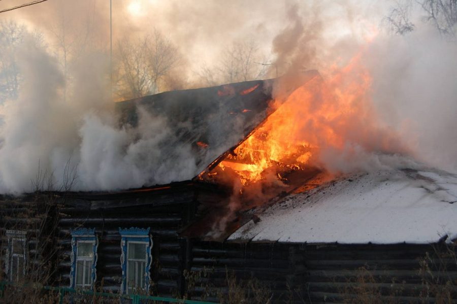 В Кировске произошел пожар