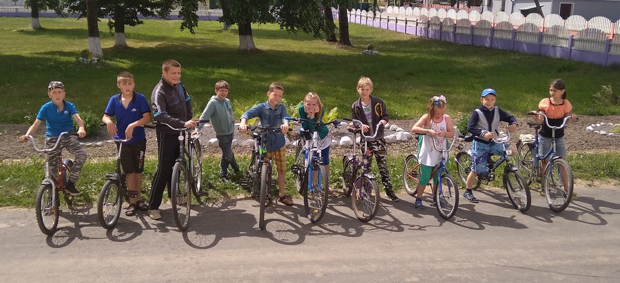 Акция “Молодежь — за здоровьем на велосипеде” продолжилась в Любоничах