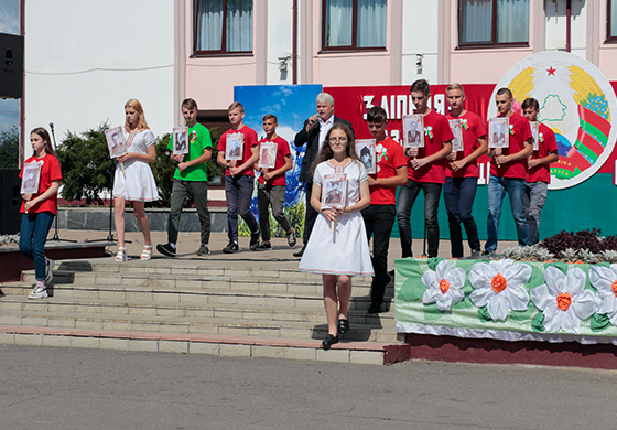 Святкаванне Дня Незалежнасці Рэспублікі Беларусь у Кіраўску