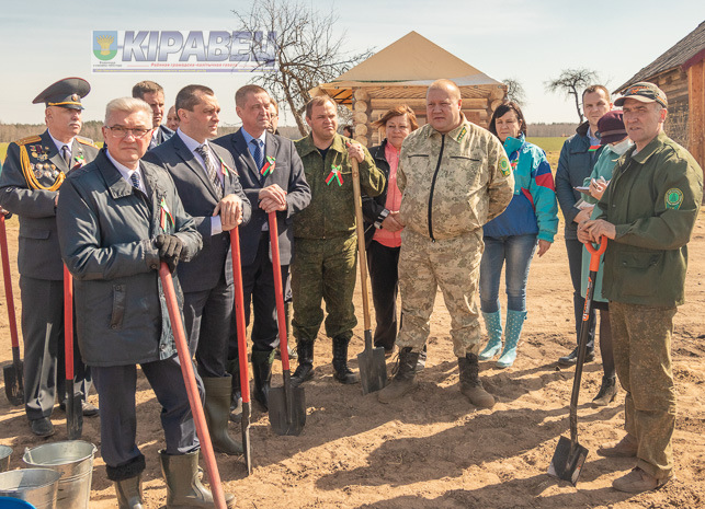 ПАРК ПАМЯТИ ЗАКЛАДЫВАЕТСЯ В Д.БОРКИ КИРОВСКОГО РАЙОНА