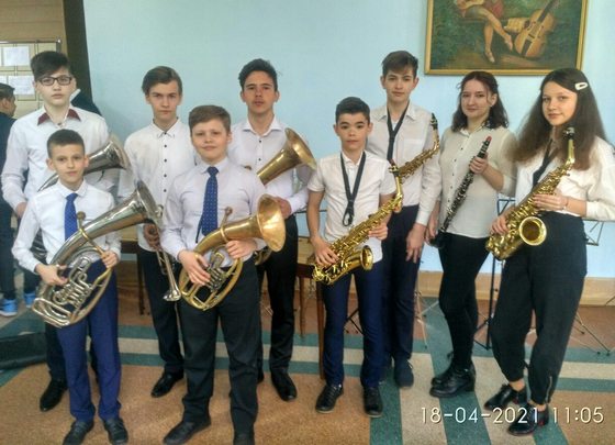Детский духовой оркестр из Кировска – победитель 1-го регионального конкурса “Музыкальная палитра”!