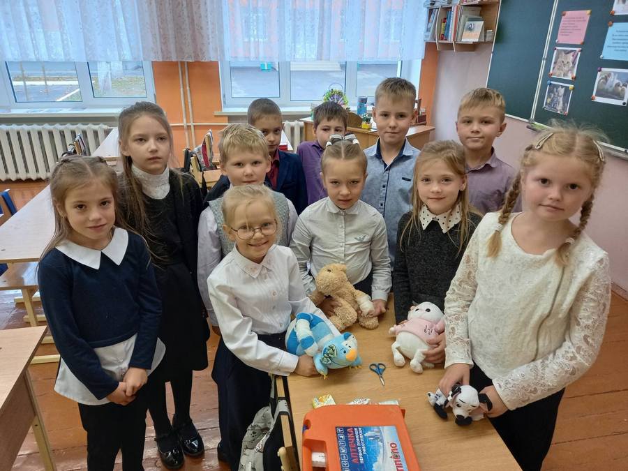 Учащиеся Мышковичской СШ приняли участие в акции “Дети против жестокого обращения с животными”