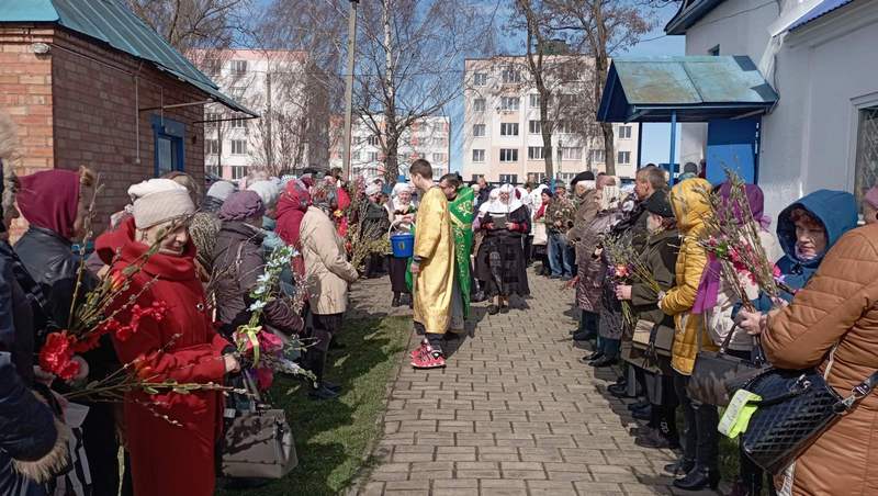 Православные кировчане встретили Вербное Воскресенье