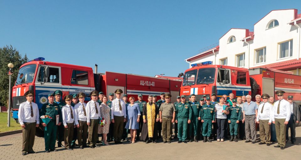 В Кировском РОЧС прошло торжественное собрание в рамках празднования Дня пожарной службы