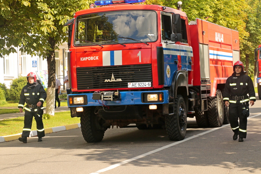 В Кировске торжественно отметили 170-летие пожарной службы Беларуси