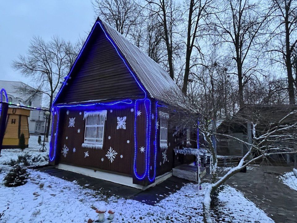 В зооуголке Кировского городского парка работает резиденция Деда Мороза