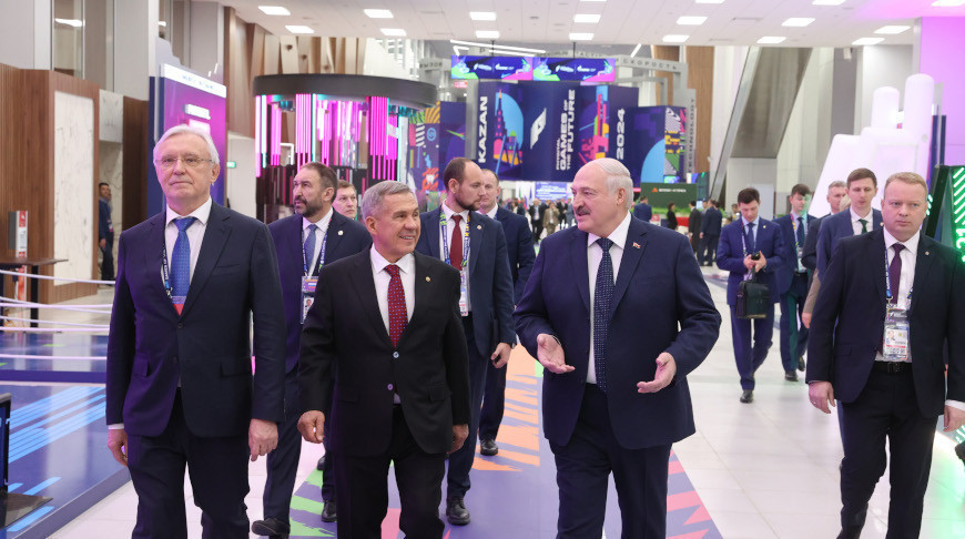 “Наперад у будучыню, сябры!” Лукашенко с коллегами по СНГ посетил открытие Игр Будущего в Казани