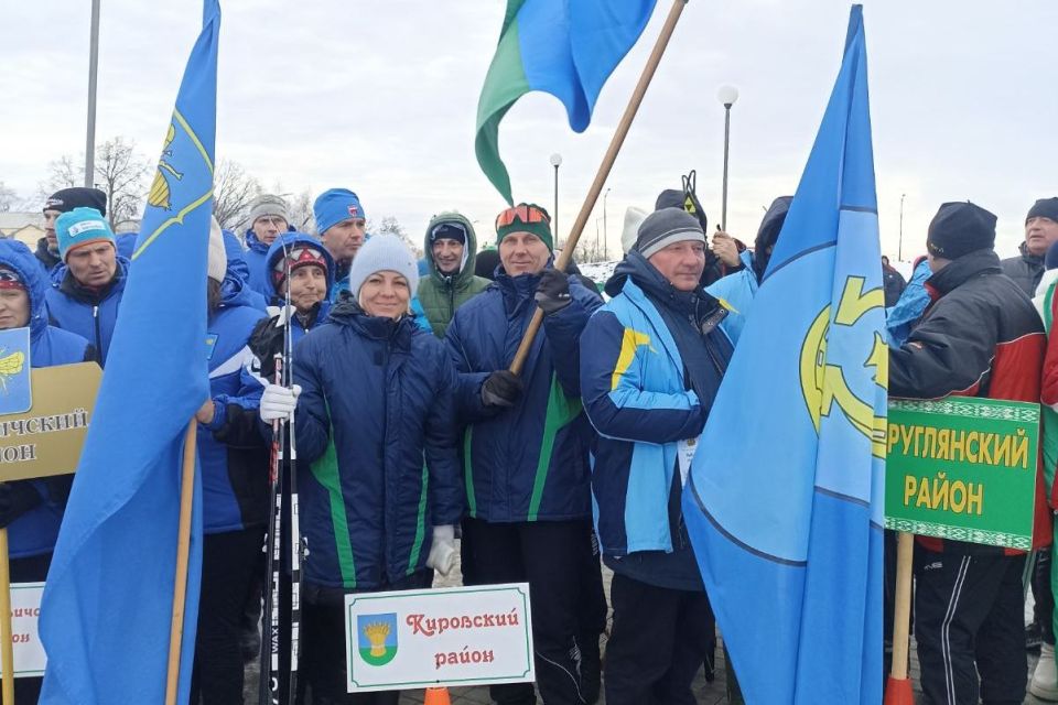 Кировчане приняли участие в «Могилёвской лыжне»