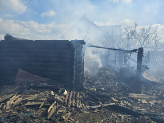 В агрогородке Барчицы произошел пожар