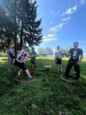 В Мышковичской средней школе провели спорт-час «Веселые старты»