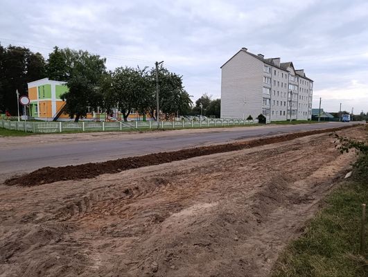 В Кировске ведётся капитальный ремонт участка улицы Володарского