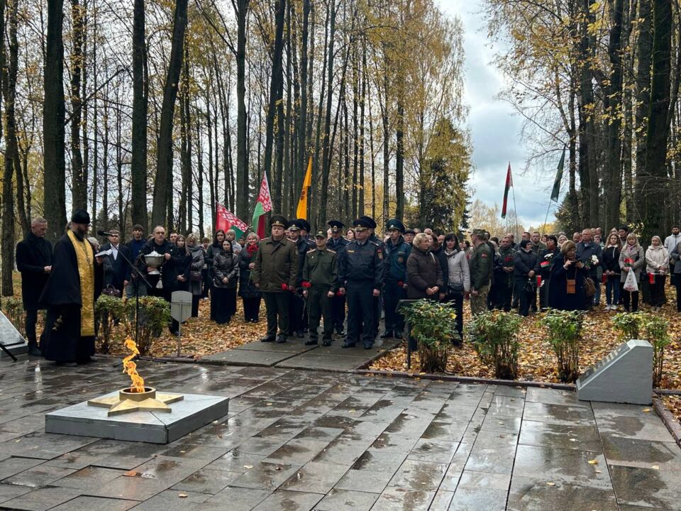 Память польских воинов, погибших в битве под Ленино, почтили в Горецком районе